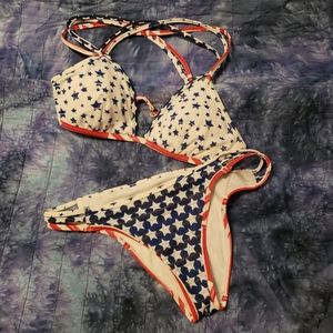 Victoria Secret American Flag Bikini